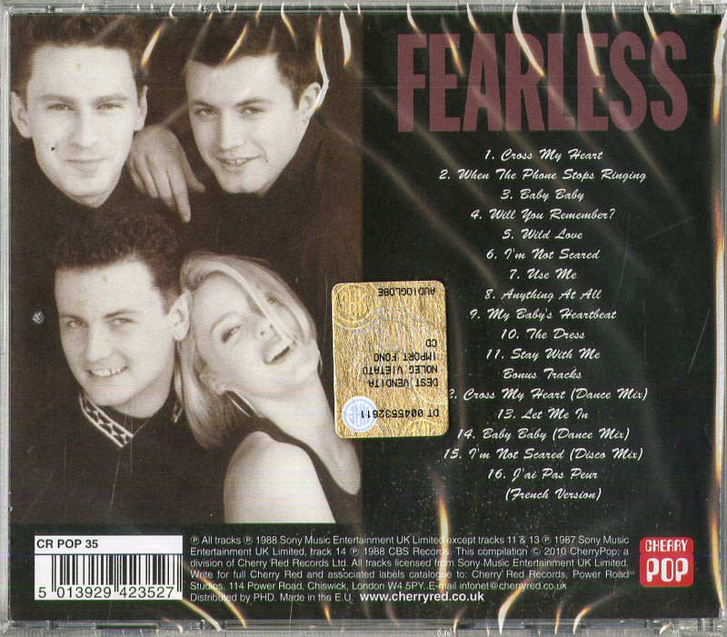 Eighth Wonder - Fearless Cd 5013929423527
