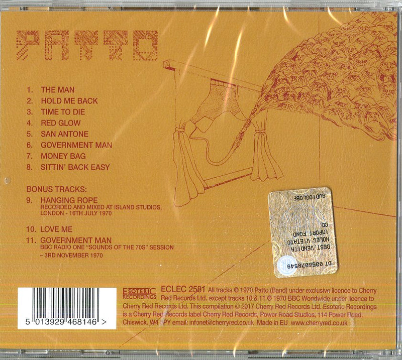 Patto - Patto Cd 5013929468146