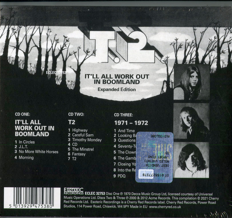 T2 - It'Ll All Work Out In Boomland Cd 5013929475380