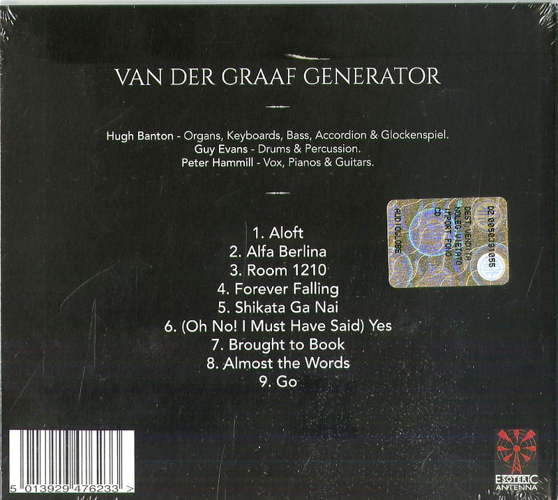 Van Der Graaf Generator - Do Not Disturb Cd 5013929476233