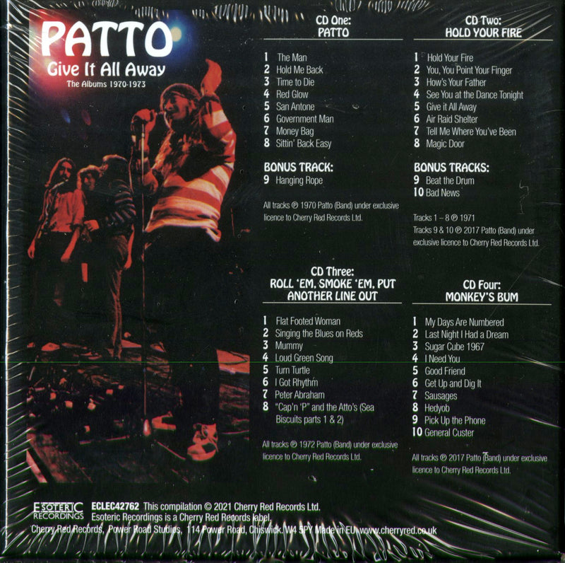 Patto - Give It All Away Cd 5013929476288