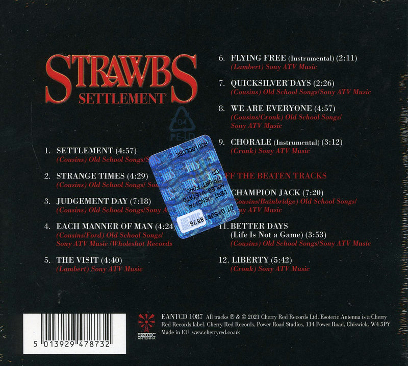 Strawbs - Settlement Cd 5013929478732