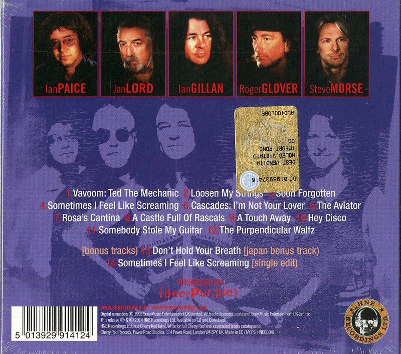 Deep Purple - Purpendicular (Expanded Version) Cd 5013929914124