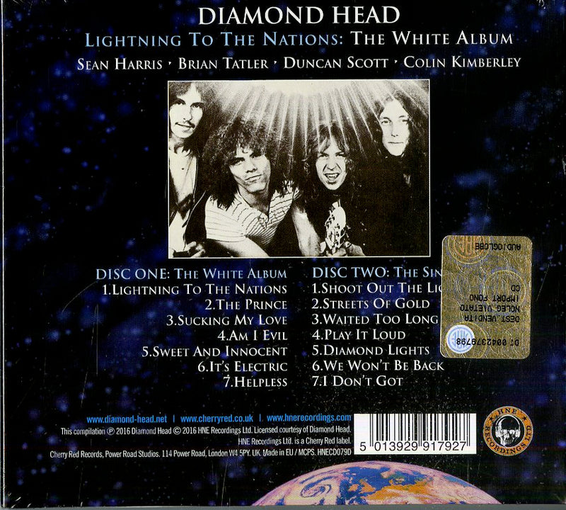 Diamond Head - Lightning To The Nations Cd 5013929917927
