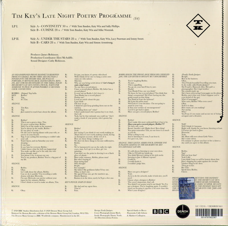 Key'S Tim - Tim Key'S Late Night Poetry Programme (Limited Edt.) (Rsd 2020) Lp 5014797902367