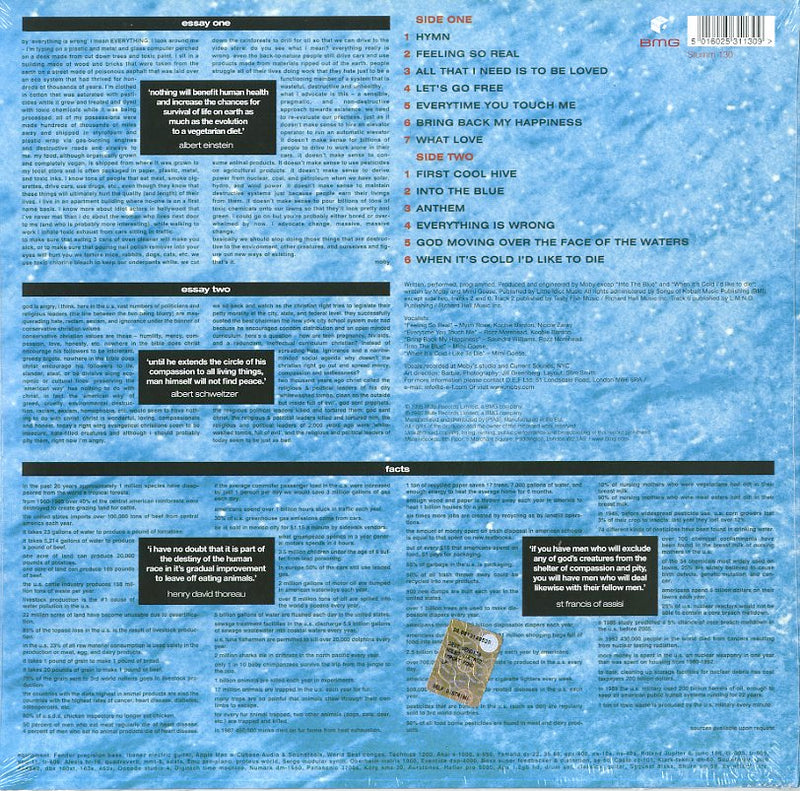 Moby - Everything Is Wrong Lp 5016025311309