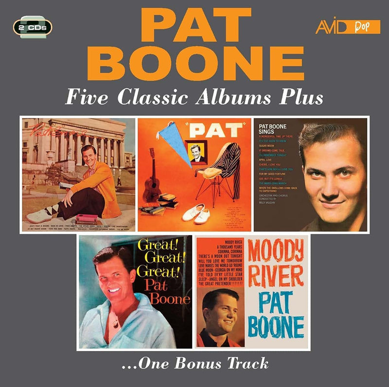 Boone Pat - Five Classic Albums Plus Cd 5022810339427