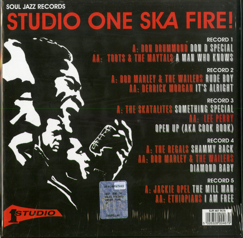 Compilation - Studio One Ska Fire! (Rsd 2021) ( Box 5 Lp X 7") Lp 5026328004679