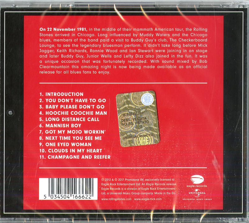 Rolling Stones The - Live At The Checkerboard Lounge Cd 5034504166622