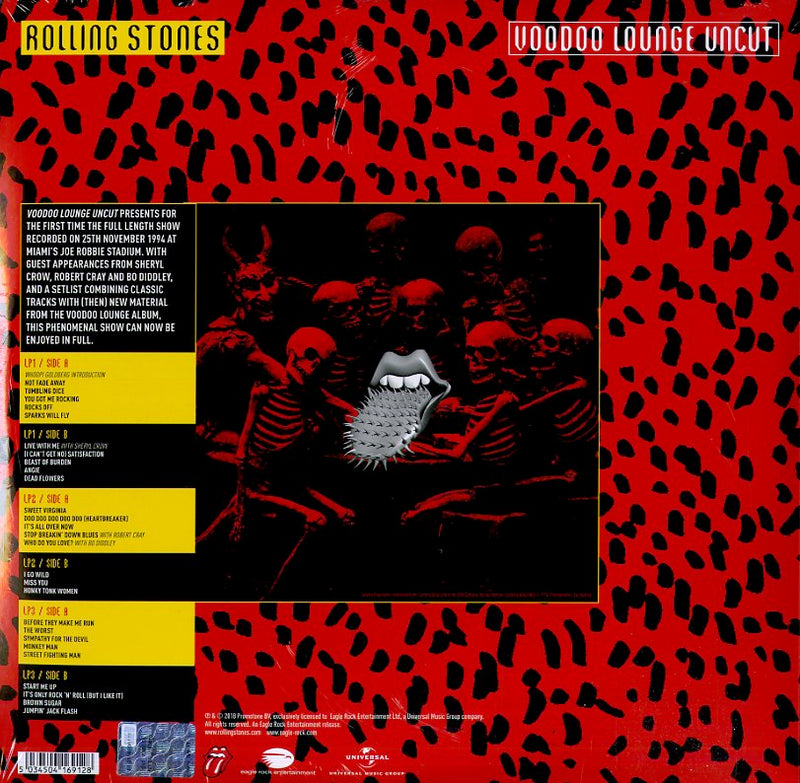 Rolling Stones The - Voodoo Lounge Uncut (3 Vinyl Black) Vinile LP - Vinyl record 5034504169128