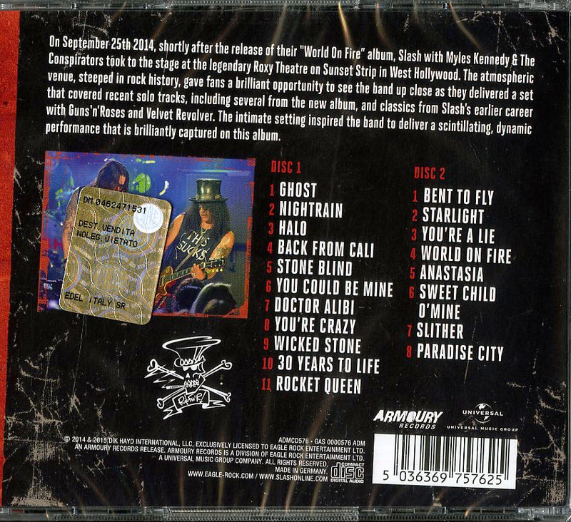 Slash - Live At The Roxy 25.9.14 CD 5036369757625