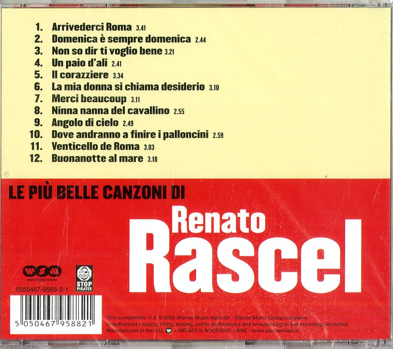 Rascel Renato - Le Piu' Belle Canzoni Di Renato Rascel CD 5050467958821