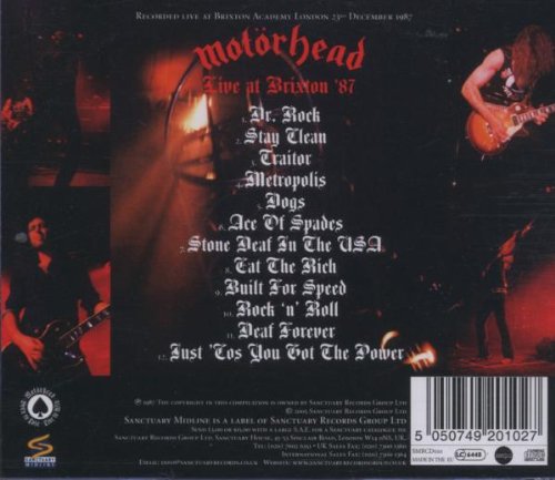 Motorhead - Live At Brixton Cd 5050749201027