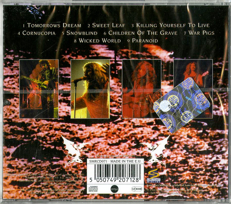 Black Sabbath - Live At Last Cd 5050749207128