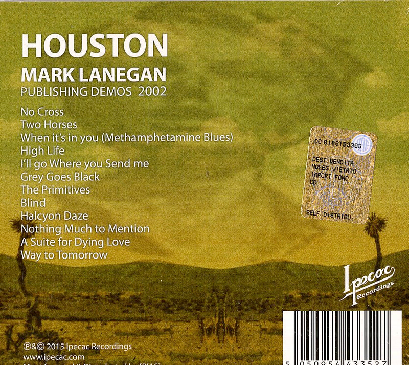 Lanegan Mark - Houston Publishing Demos 2002 Cd 5050954433527