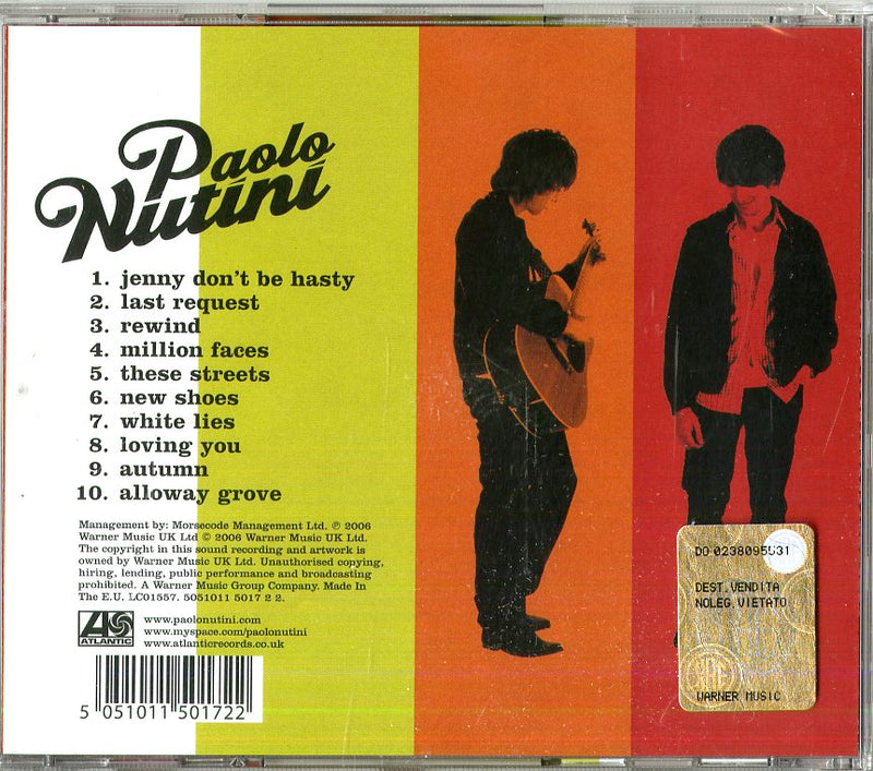 Nutini Paolo - These Streets Cd 5051011501722