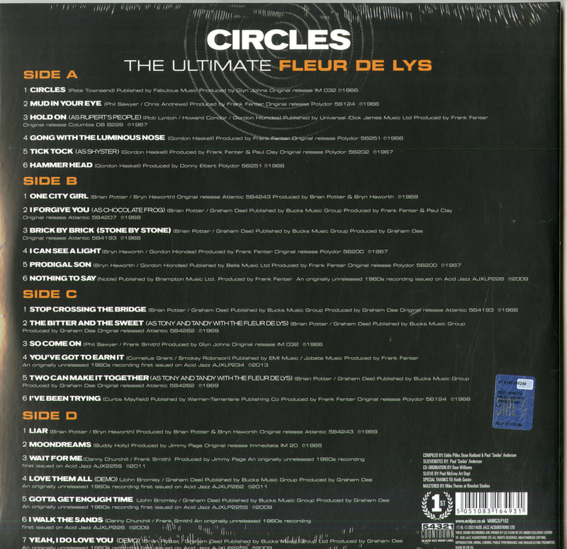 Fleur De Lys - Circles - The Ultimate Fleur De Lys Vinile LP - Vinyl record 5051083164931