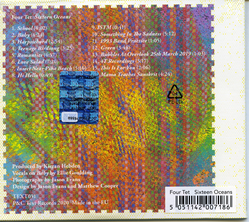 Four Tet - Sixteen Oceans Cd 5051142007186