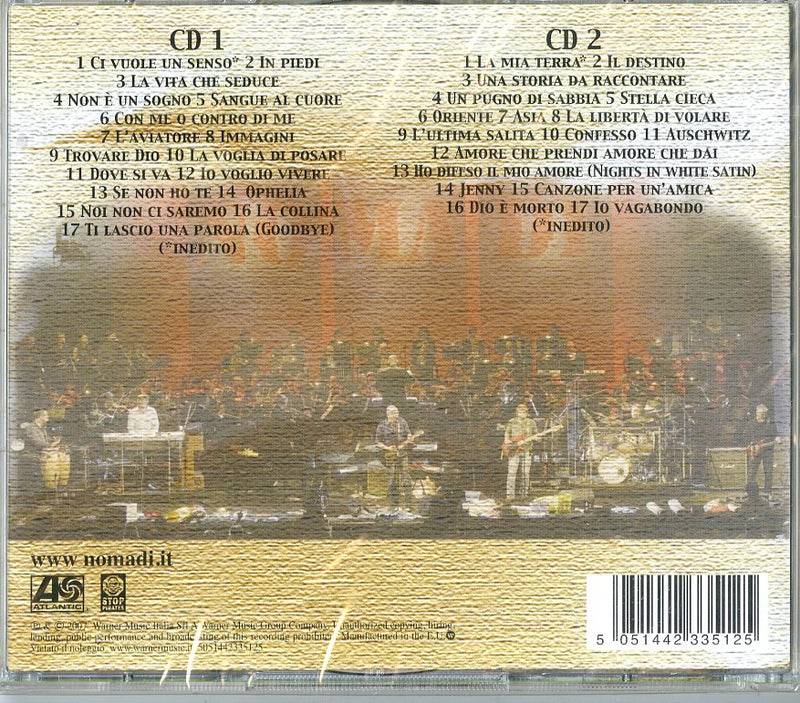 Nomadi & Omnia Symphony - Orchestra Live 2007 Cd 5051442335125