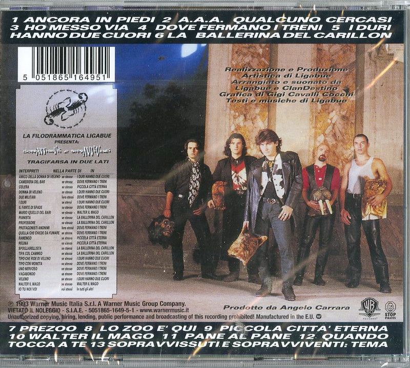 Ligabue - Sopravvissuti...(Deluxe Edt.) Cd 5051865164951