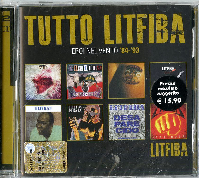 Litfiba - Tutto Litfiba Eroi Nel Vento 84-93 Cd 5051865915850