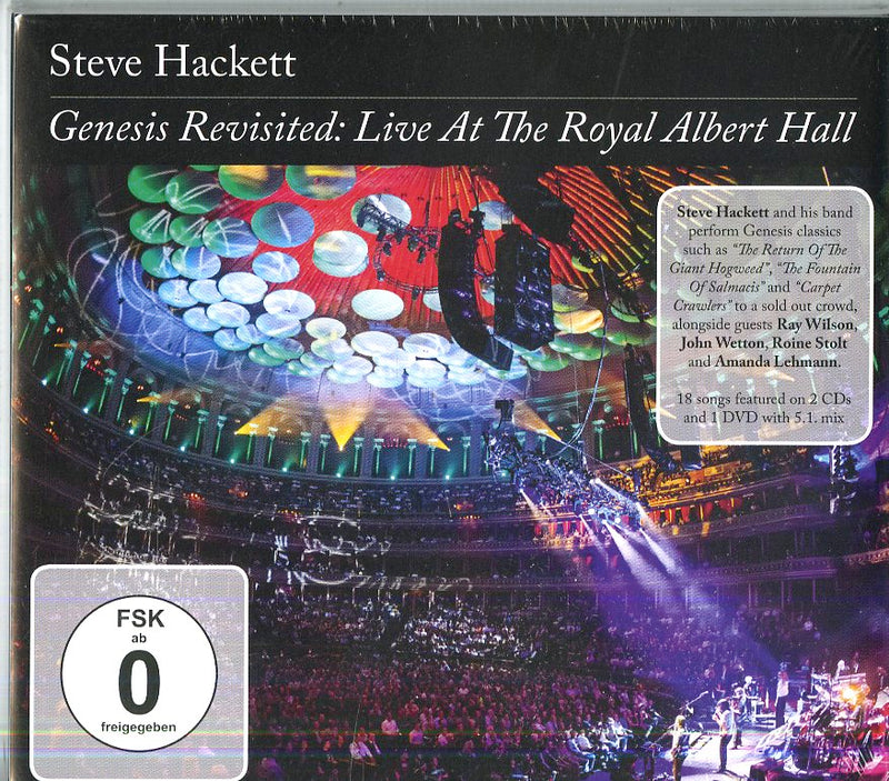 Hackett Steve - Genesis Revisited: Live At Royal Albert Hall (2Cd+Dvd) Cd 5052205068083