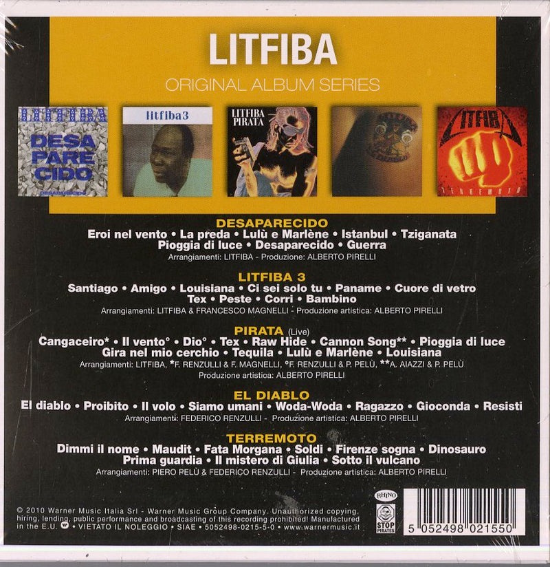 Litfiba - Original Album Series (Box 5 Cd) CD 5052498021550