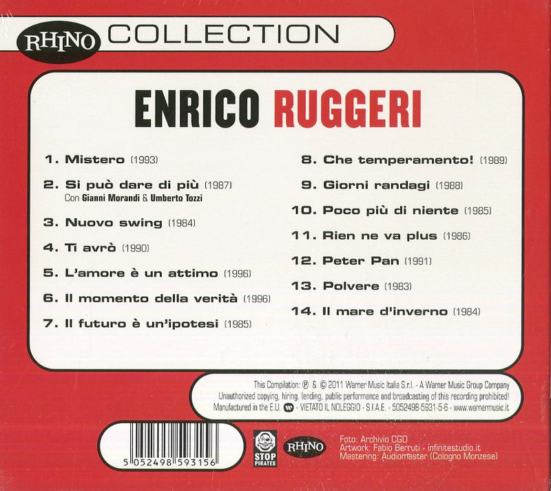 Ruggeri Enrico - Collection (Digipack) Cd 5052498593156