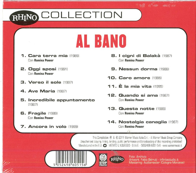 Al Bano - Collection (Digipack) Cd 5052498605156