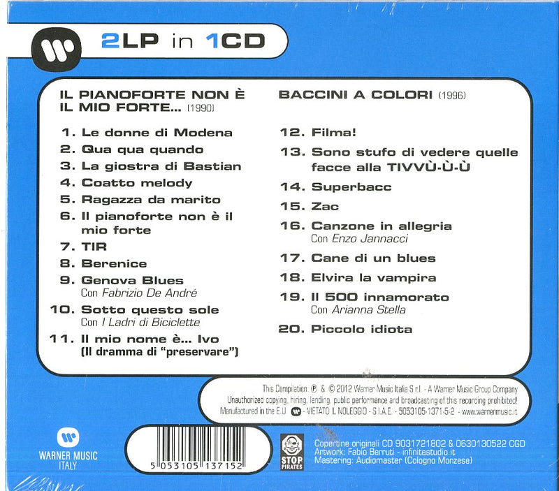 Baccini Francesco - 2Lp In 1Cd:Pianoforte Non Forte+Bacci CD 5053105137152