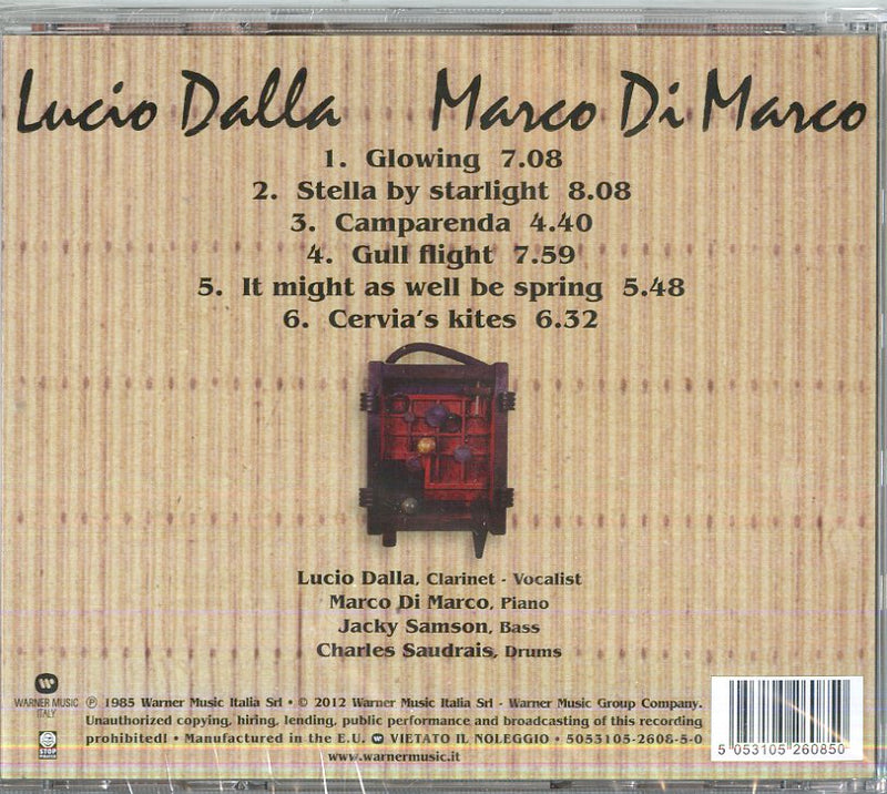 Dalla Lucio, Di Marco Marco - Lucio Dalla Marco Di Marco Cd 5053105260850