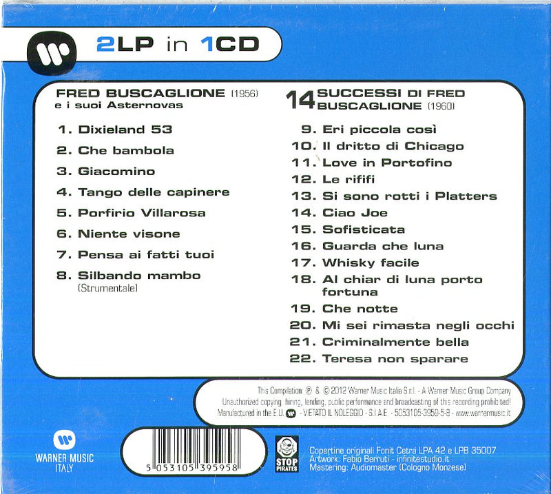 Buscaglione Fred - 2Lp In 1Cd: Buscaglione E Asternovas + 1 Cd 5053105395958