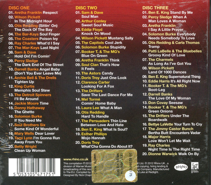 Compilation - Soul The Collection Cd 5053105471751