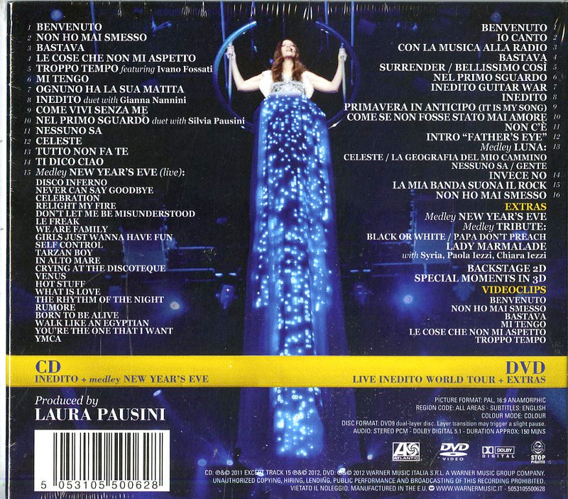 Pausini Laura - Inedito (Spec.Edt.)Cd+Dvd Cd 5053105500628