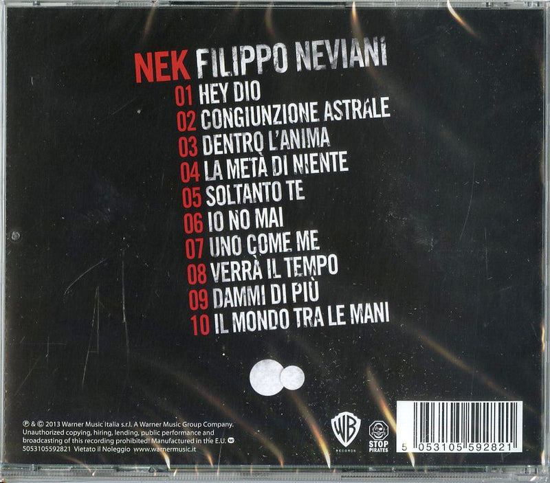 Nek - Filippo Neviani Cd 5053105592821