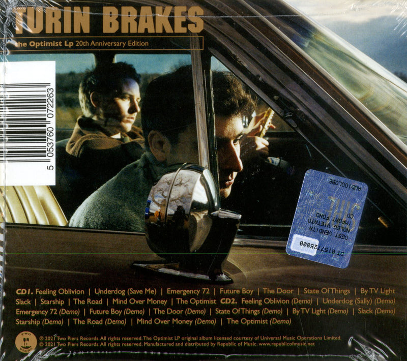 Turin Brakes - The Optimist Cd 5053760072263