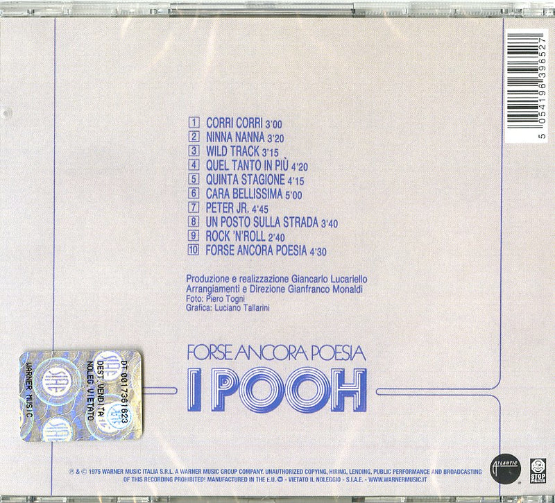 Pooh - Forse Ancora Poesia (Remastered) Cd 5054196396527