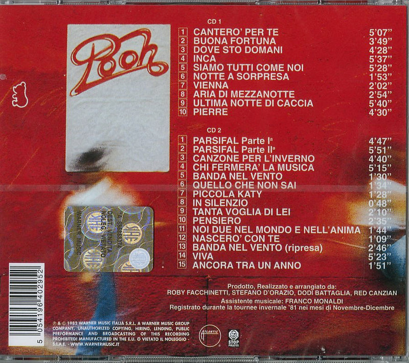Pooh - Palasport Live Cd 5054196402952