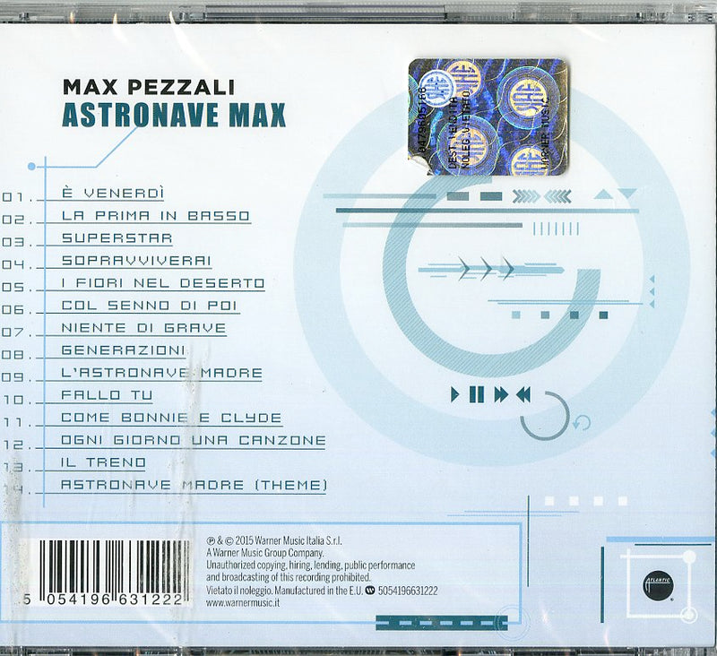 Pezzali Max - Astronave Max Cd 5054196631222