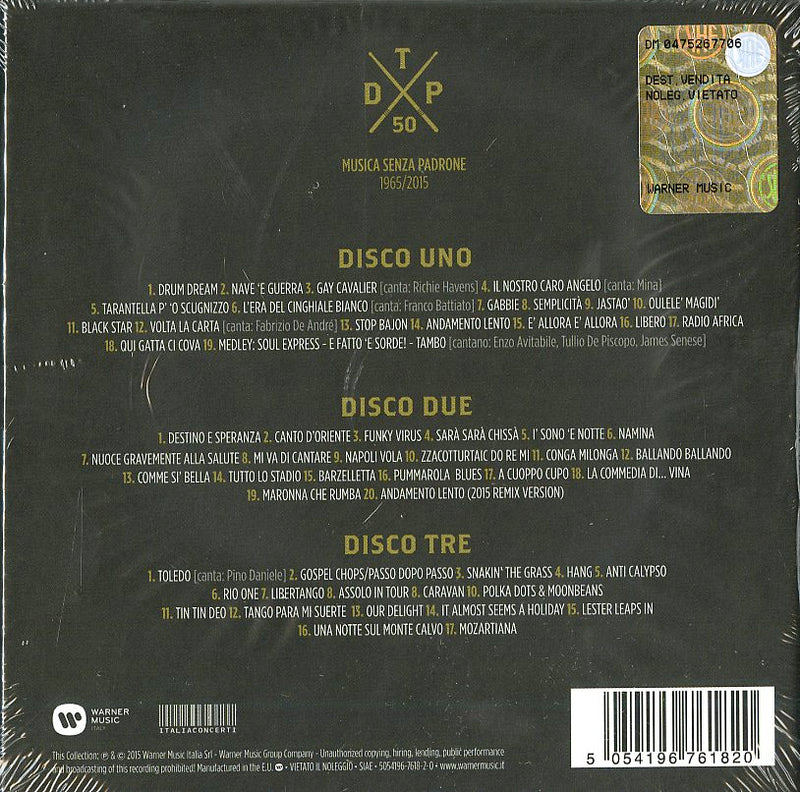 De Piscopo Tullio - 50! Trilogy Cd 5054196761820