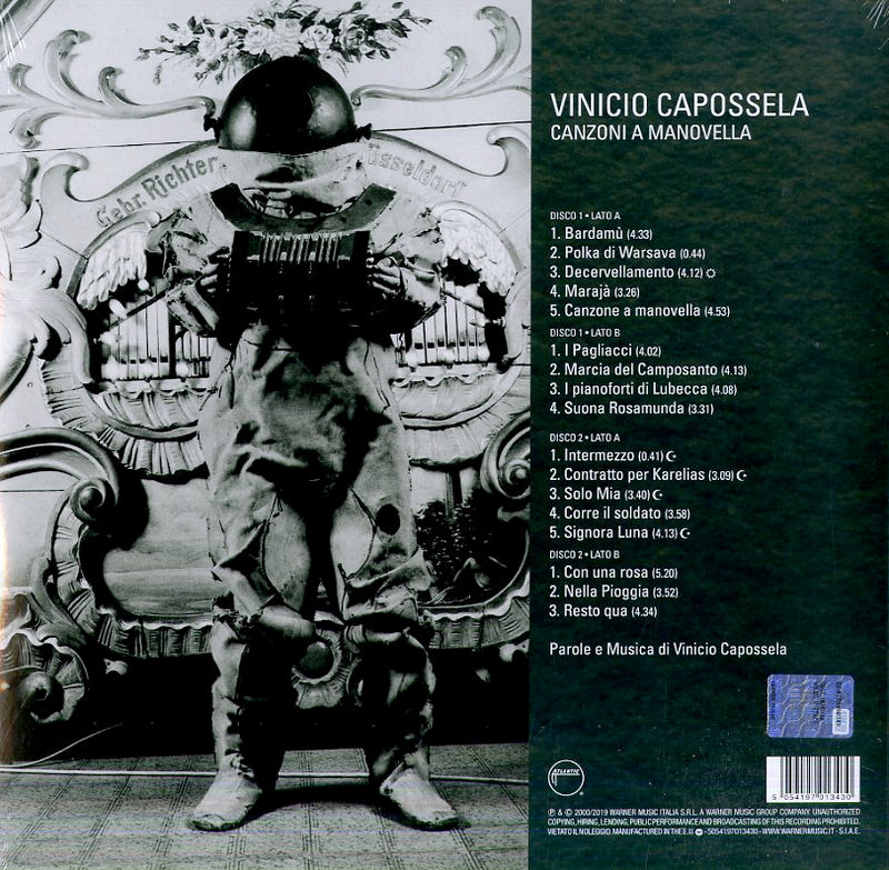 Capossela Vinicio - Canzoni A Manovella (180 Gr. Remastered Edt.) Lp 5054197013430