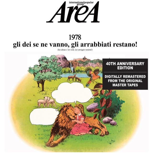 Area - 1978 Gli Dei Se Ne Vanno,Gli Arrabbiati Restano! (40° Anniversario - Remastered) Cd 5054197029608