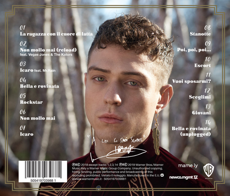 Irama - Giovani Per Sempre (Sanremo 2019) Cd 5054197039881