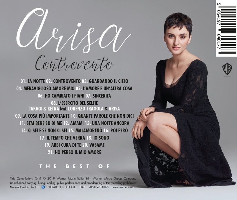 Arisa - Controvento (Best Of 2019) Cd 5054197040177