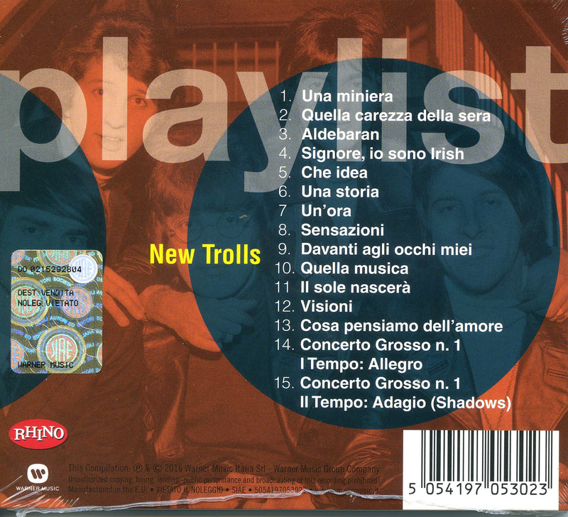 New Trolls - Playlist: New Trolls Cd 5054197053023