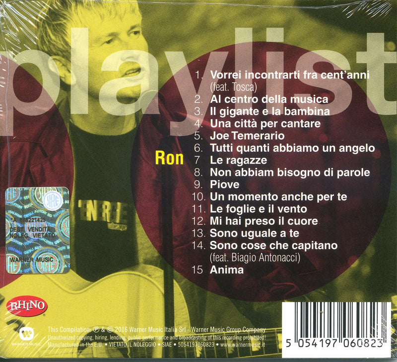 Ron - Playlist: Ron Cd 5054197060823