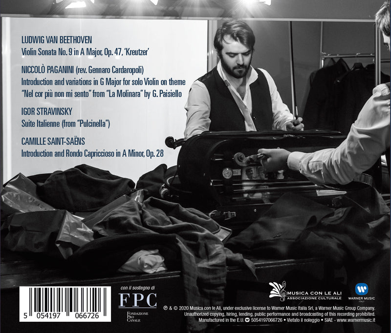 Gennaro Cardaropoli( Violino), Alberto Ferro( Pianoforte) - Works For Violin And Piano Cd 5054197066726