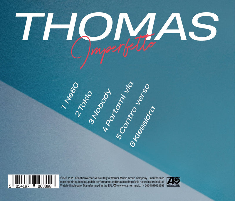 Thomas - Imperfetto Cd 5054197068898