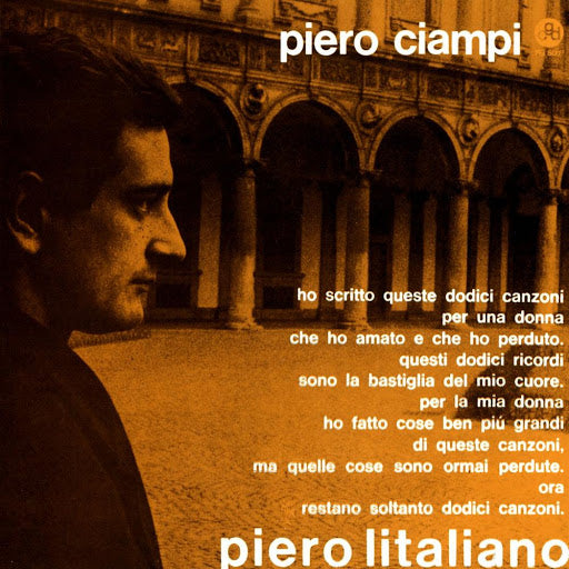 Ciampi Piero - Piero L'Italiano (Remastered) (180 Gr. Vinyl Black Limited Edt.) (Rsd Indi 2020) Lp 5054197070013