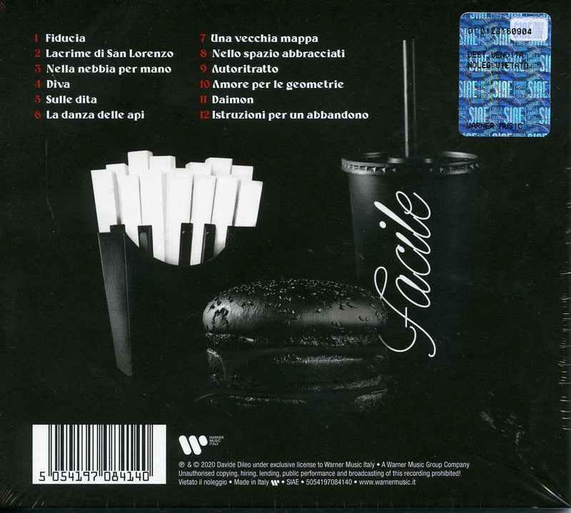 Boosta (Tastierista Subsonica) - Facile Cd 5054197084140